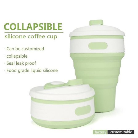 Stilful Sammenklappelig Silikon Foldbar Teleskopkop