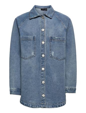 Nlfnindy Dnm Ls Over Jacket Blue LMTD