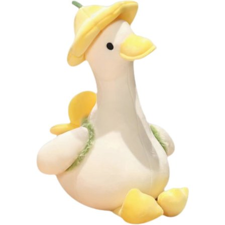 Ande-Plysdukke, Ande-Fyldte Dyr, Ande-Plys Bløde Legetøj, Stor Hvid Gåse-Plyslegetøj, Børns Bløde Knusbare Plyslegetøj, Blød Lang Ande-Knuspude