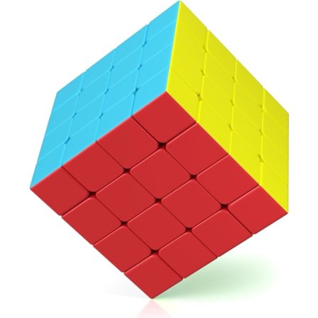 4X4 Speed Cube, Stickerless Magic Cube Let at Dreje og Glat Speedcube - Drejer Hurtigere End Originalen (4x4x4)