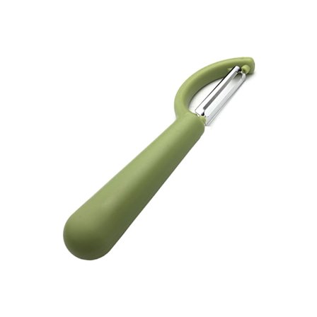 Sæt med 1 skrællere, ergonomisk håndtag, grøn