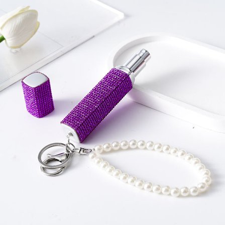 10 ml Parfymeflaske med nøkkelring, tom sprayflaske 09 09