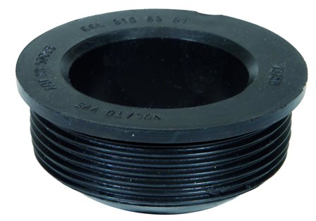 Purus 3106391 Gumminippel 73/50 mm, svart, Inomhusavlopp