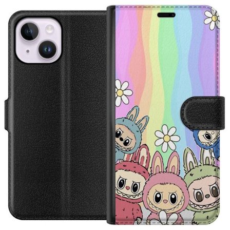 Kompatibelt Lommeboketui til Apple Apple iPhone 15 Plus Regnbage