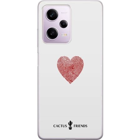 Kompatibelt Mobildeksel til Xiaomi Xiaomi Redmi Note 12 Pro Cactus and Friends - Fingerprint Love