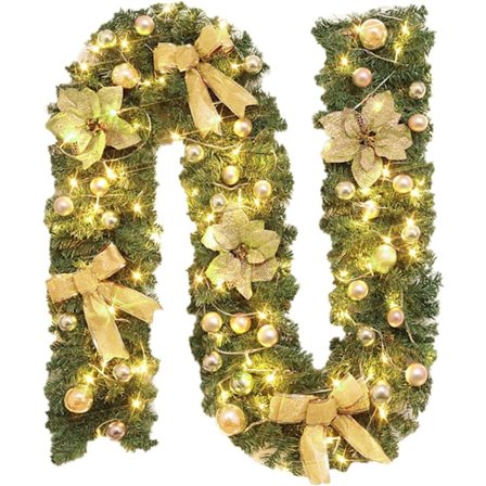 Juletræ Kunstig Vinstok - 8,9ft Rød Bær Girland