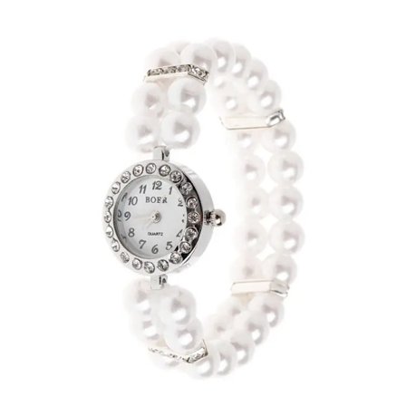 Dameur Simuleret Perle Rhinestone Luksus Mode Elegant Armbånd Armbånd Smykker Gaver Dame Elastisk Universal Charme