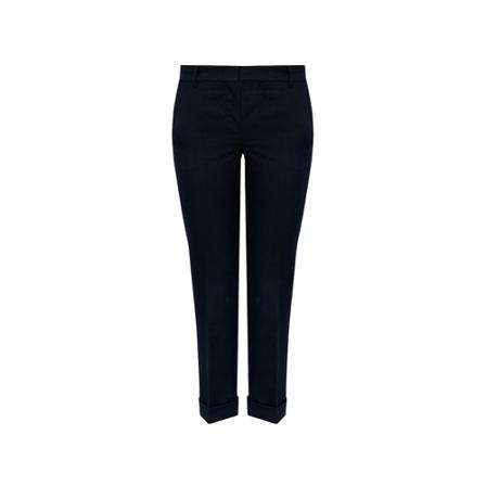 Golden Goose, Pleat-front trousers Blauw, Dames, Maat:S
