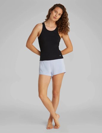Calvin Klein Scoop Neck Cotton Tank 3Pk - Black - XS