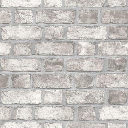 Noordwand Homestyle Tapet Brick Wall Grå Och Benvit Multifärg