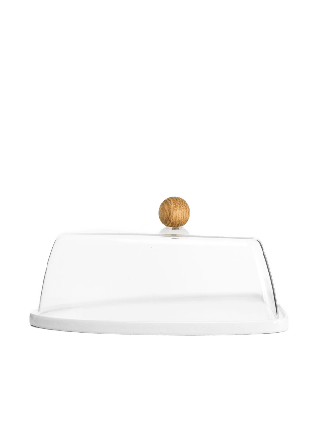 Sagaform Nature Ostkupa Köksförvaring Vit 25x16x13cm