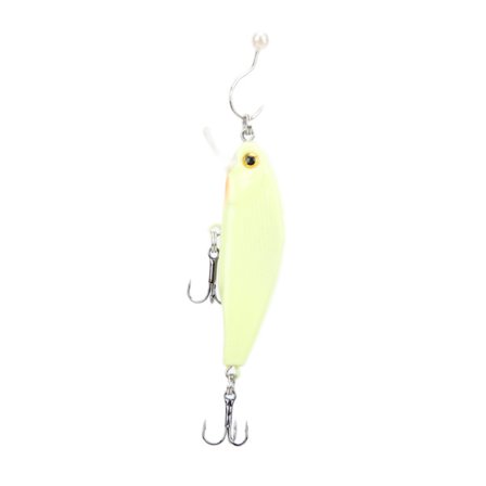 Fiskesluk Mini Deep Diving 3D Øyne Minnow Fiskesluk Crankbaits for Ferskvann 5#