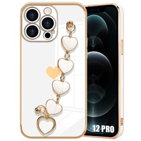 Beskyttelsesetui - Hvid - til iPhone 12 Pro - Stødabsorberende - Kradsesikker - Ultra slim