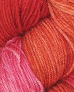 Garn Meditating in Mumbai 100g Orange/röd - Bæstmor