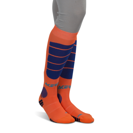 Chaussettes Cross Acerbis Impact Orange/Bleu M