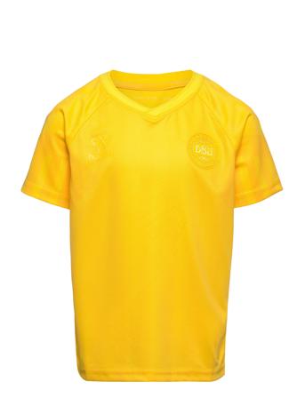 Dbu 22 Gk Jersey S/S Kids T-shirts Football Shirts Keltainen Hummel