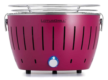 LotusGrill Mini Røykfri kullgrill Lilla Ø26cm G280