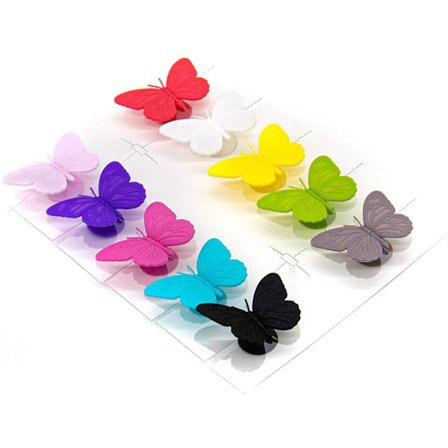 10 st Vin Glas Markörer Party Silikon Glas Markörer Fjäril, ZQKLA