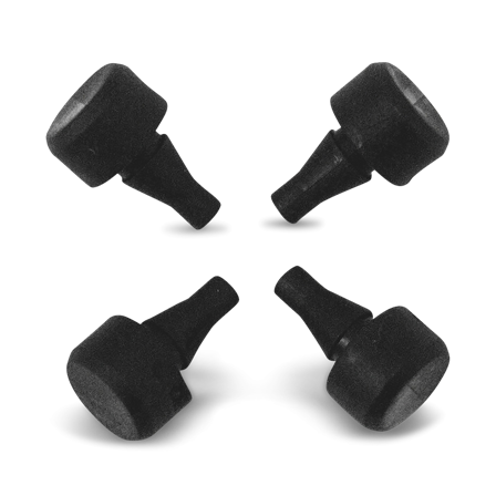 Gummi Montageplatte Givi Monorack/Wingrack 4er-Pack