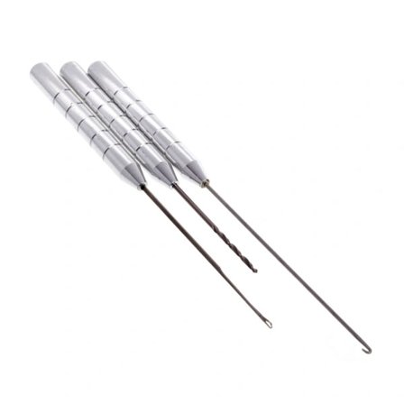 [CA] 3-in-1 karpin kalastusväline ruostumattomasta teräksestä valmistettu syöttineula kalaporanteräsarja alumiinikahva