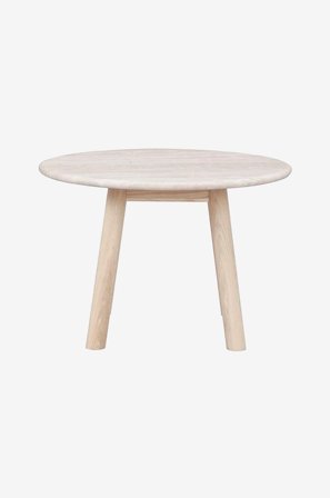 Rowico Home - Soffbord Taransay, Ø 60 - Beige - Soffbord - Från Homeroom