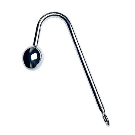 Utskiftbar Metall Rustfritt Anal Krok Enkel Kule Perle Metall Buet Krok-Perfekt