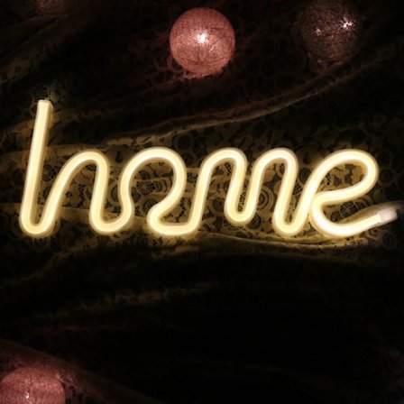 Koti Neon-kyltti Makuuhuoneen Seinätaide Deko LED Neon Seinämerkkivalo Olohuoneen Koti Deko Accent Rustic Vintage Party