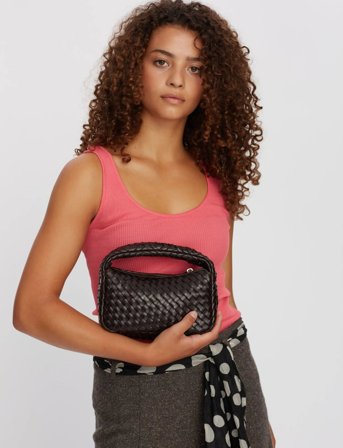 Adax Salerno Shoulder Bag Madelaine - Brown - ONE SIZE