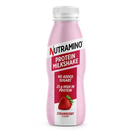 Nutramino Protein Milkshake Strawberry 330 ml, Helse & Madvarer, Protein & Energi, Proteindrikke