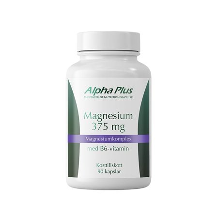 Alpha Plus Magnesium 375 mg 90 kapslar
