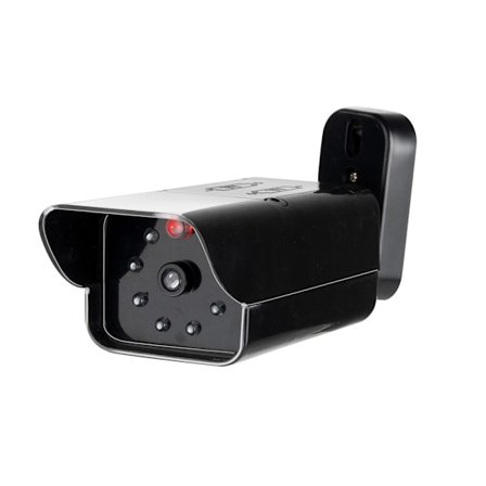 Grundig säkerhetskamera dummy med blinkande LED-lampa