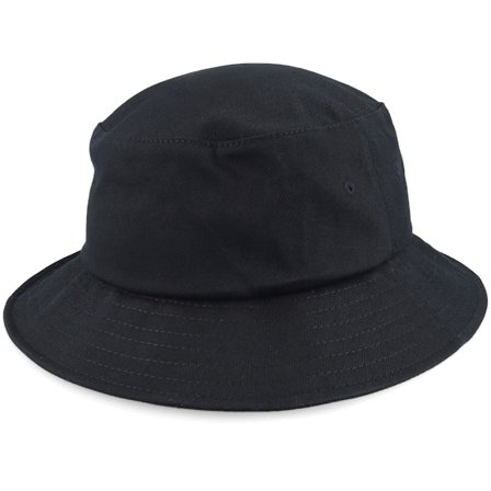 Flexfit - Black - bucket - Hat - Organic Cotton Black Bucket - Hatstore