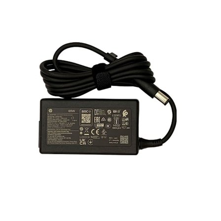 HP 65W Smart AC Adapter for Laptop , 7.4mm Connector
