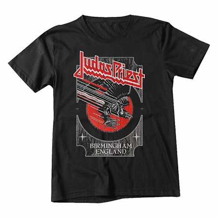 Judas Priest Silver And Red Vengeance T-shirt
