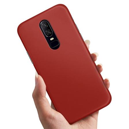 Oneplus 7 - Skal / Mobilskal Mörkröd Mörkröd