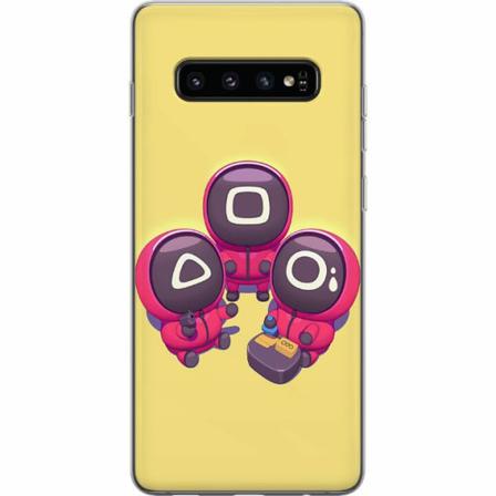 Samsung Galaxy S10 Genomskinligt Skal Squid Game