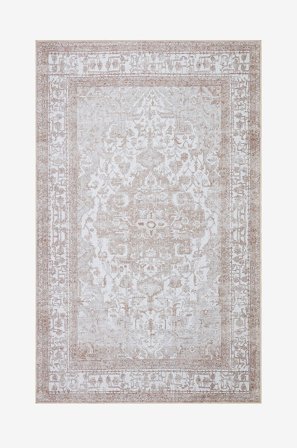 KM Home - Tvättbar matta Kashan - Natur - Lugg & ryamattor - 200X300 - Från Homeroom
