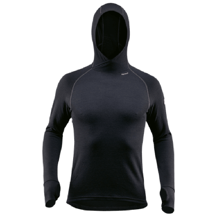 Devold Men's Expedition Hoodie Men long-sleeved sweaters Black M