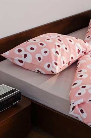 Jotex - Putetrekk Økologisk Rosa - OVO - Kjøp Putevar hos Jotex