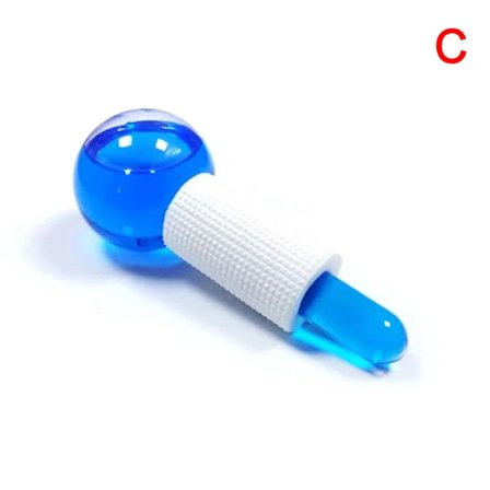 Crystal Face Roller Ansigtsmassagebold Ansigtsafkølende Roller Magic Cold Ball til Øjenmassage Skønhed Ishockey Energi Hudpleje