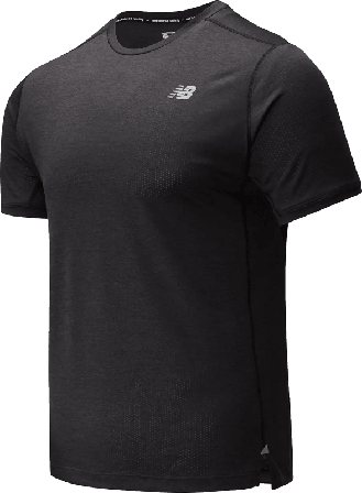 New Balance Men's Impact Run Short Sleeve Men Short sleeved fitness sweater Black S