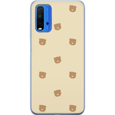 Mobilskal till Xiaomi Redmi 9T med Björnmönster