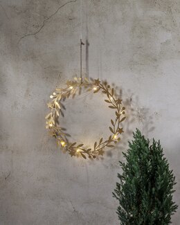 Hængende Dekoration Holiday Guld