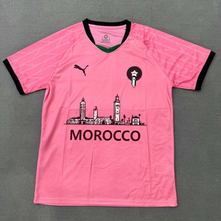 25-26 AS Monaco FC City Special Edition Rosa Fotball T-skjorte S-2XL