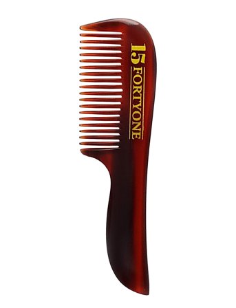 1541 of London Pocket Size Moustache Comb - Brown - ONE SIZE