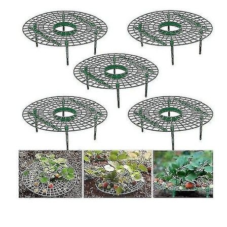 5-pak Jordbærstøtte, Justerbar Jordbærvekststativ Plante klatrestativ