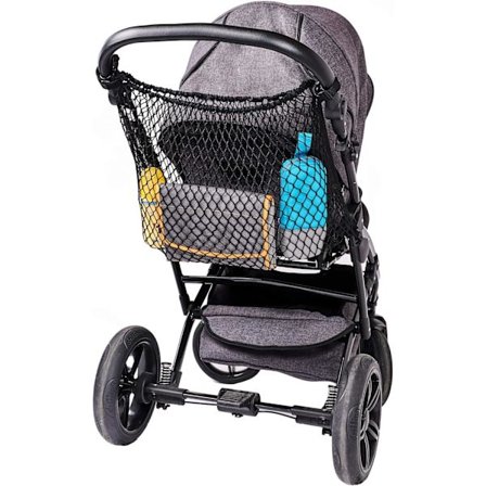 Universal XL shoppingnät för barnvagnar/tvillingvagnar/enkelt klick