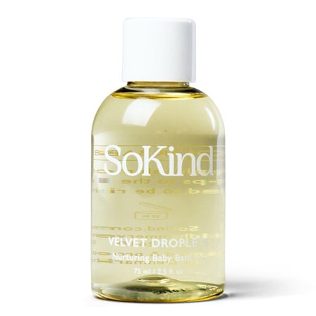 SoKind Velvet Droplets - Plejende Badeolie 75 ml, Skincare, Skincare Til Børn, Babyolie