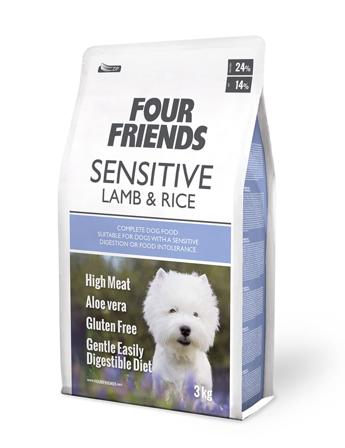 FourFriends - Ff Dog Sensitive Lamb & Rice, 3kg