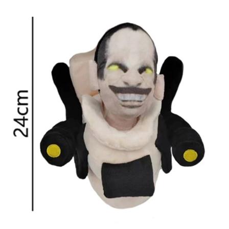 Skibidi Toalett Plysch 30cm Anime Plyschleksak Plyschleksak Gosedjur Mjuk Rolig Plysch Barn Jul Födelsedagspresenter Docka Clear